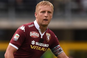 TURIN, ITALY - SEPTEMBER 27: Kamil Glik of Torino in action during the Serie A match between Torino FC and US Citta di Palermo at Stadio Olimpico di Torino on September 27, 2015 in Turin, Italy. (Photo by Tullio M. Puglia/Getty Images)