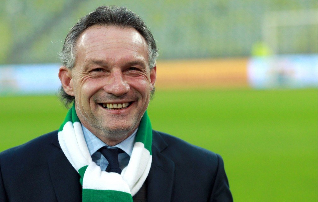 27.02.2016 GDANSK, PGE ARENA, PILKA NOZNA (FOOTBALL), EKSTRAKLASA LIGA POLSKA (EKSTRAKLASA POLISH TOP LEAGUE) MECZ (GAME) LECHIA GDANSK - PIAST GLIWICE NZ. PIOTR NOWAK TRENER / HEAD COACH FOTO JAKUB PIASECKI / CYFRASPORT